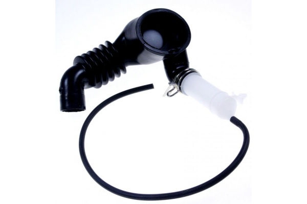 Belső cső (üst szivattyú közötti) Siemens WM12A16 mosógép alkatrész-1