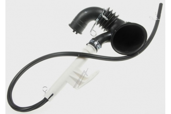 Belcső cső, üst-szivattyú között (eredeti) SAMSUNG WF60F4E Mosógép alkatrész-1